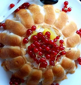 Charlotte aux fruits St Mamet et mascarpone