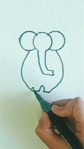 elephant trunk drawing