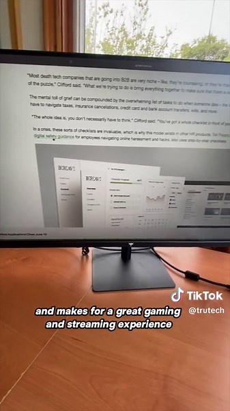 This 32 Inch 2K Monitor by KTC is awesome. Check out this H32T13 computer monitor in our blo #ktc #gamingmonitor #monitor #computermonitor #tech #ktcpartner