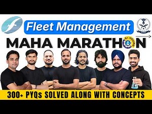 Fleet Management Sponsorship Exam | 300+ PYQs Solved 🔥(Marathon Class)