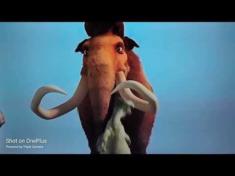 Ice Age (2002) Manny vs Rhinos
