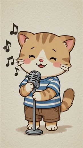 can this cat REALLY Sing? 🎤🐱🔥 #meowmoves