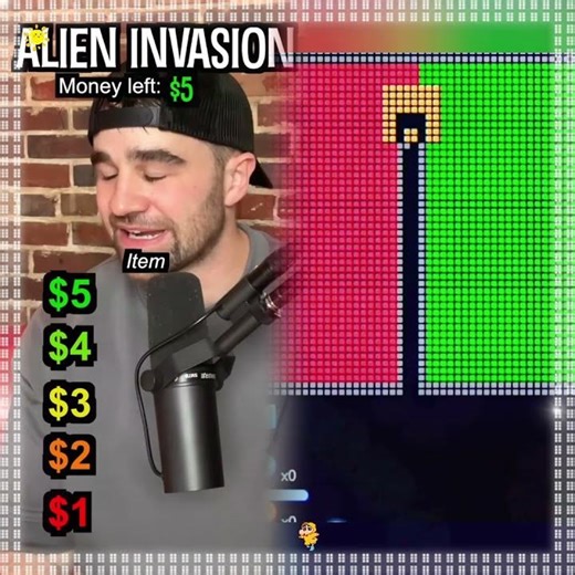 Spend $15 to Survive an Alien Attack 🛸 😂 #game #comedy #shorts