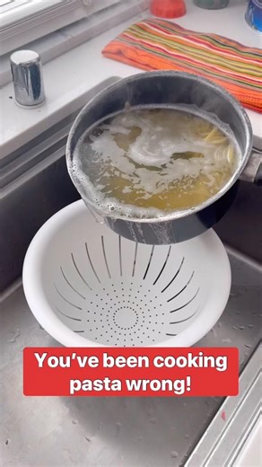 You’ve been cooking pasta wrong #foodhack #hack #lifehacks