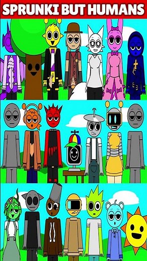 Incredibox Sprunki But Humans *MIX VERSION*