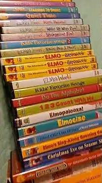 Sesame Street VHS and DVD collection