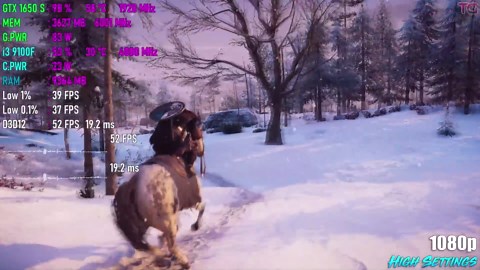 GTX 1650 SUPER + i3 9100F in 2021