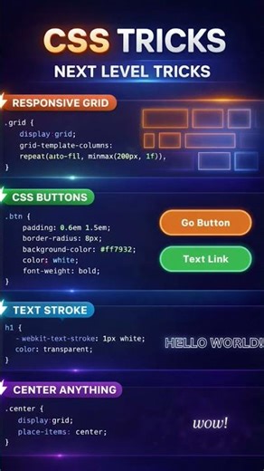 Nobody tells you these CSS tricks 😳🔥#css #csstricks #webdevelopment #frontend #shorts #shortsfeed