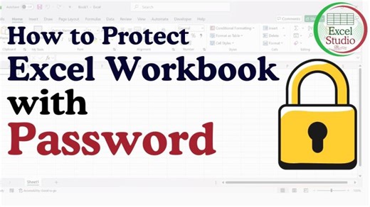 How to Protect Excel Workbook with Password | Excel Tutorials