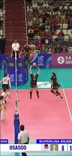 Rally between Maringá and Osasco #volleyball