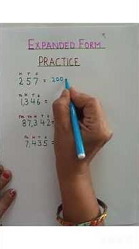 Expanded Form Practice | Place Value Maths