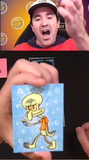 Sketch card drawn by @Loc Nguyen ! #jricards #topps #toppschromespongebob #spongebob #squidward #sportscards #cardbreaks | JRI Cards