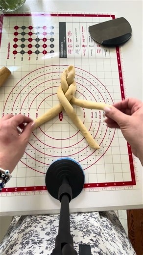 How to Braid a 3 Strand Challah Bread