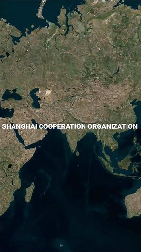 Shanghai Cooperation Organization Member Countries Through Map Animation || #sco #scosummit2025 ||