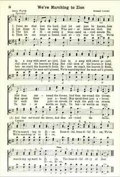 Come, We that Love the Lord (We're Marching to Zion)