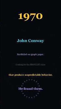 Conway's Game of Life — 4 Rules, INFINITE Complexity