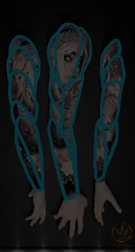 Sleeve process #sleeve #tattoosleeve #sleevedesign #mrmabeeink