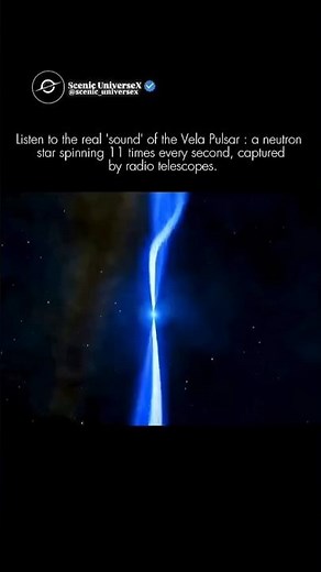 The Real "Sound" Of A Pulsar Star 🥁💫