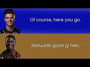 Learn Afrikaans through English Conversation | 100 Basic Afrikaans Phrases To Know | @EnglishRefine