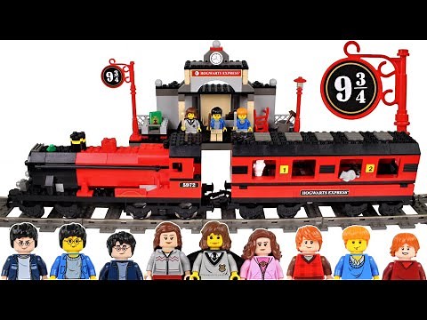 2001 LEGO Harry Potter Hogwarts Express Unboxing, Motorizing & Speed Build - 4708