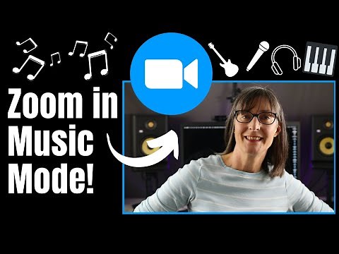 Zoom In Music Mode For Online Fitness Classes and Music Lessons #Zoom