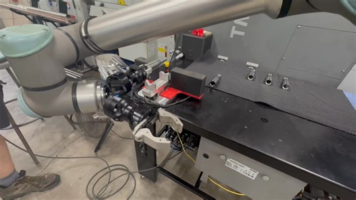 Our dude Clyde The Robot swapping Spindle Pins over & personally checking them to make sure they are within spec… what a legend! | TRZ Motorsports