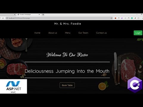 Restaurant Management System Project [Asp.net MVC]