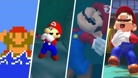 马里奥溺水画面进化史（1985-2025）