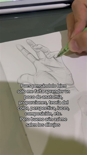 Para haber aprendido a dibujar con puro tutorial, creo que lo hago bien #dibujo #sketchbook