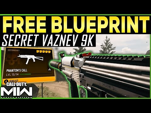 Warzone 2 - FREE SECRET BLUEPRINT PHANTOM'S CALL VAZNEV 9K SMG - How to Unlock MW2 Guide