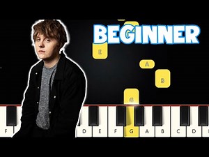 Lewis Capaldi - Someone You Loved | Beginner Piano Tutorial | Easy Piano