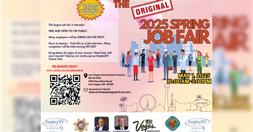 'Original Spring Job Fair' returns to Las Vegas on May 1