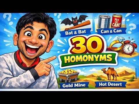 Homonyms Practice Part 2 | Meaning & Use in Sentence