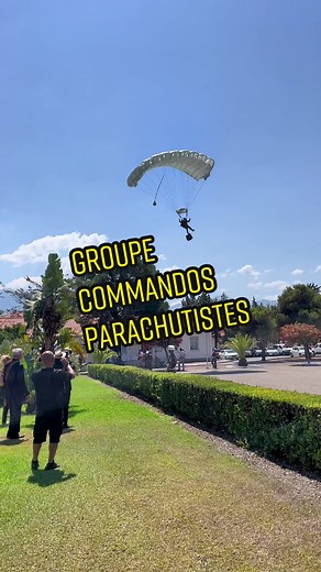 Saut en Parachute des GCP du 2REP à Calvi, Corse