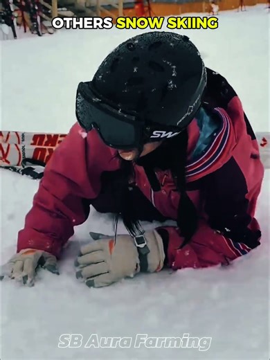 He Went From Snow to Water Without Stopping #aura #shorts #other #skiing