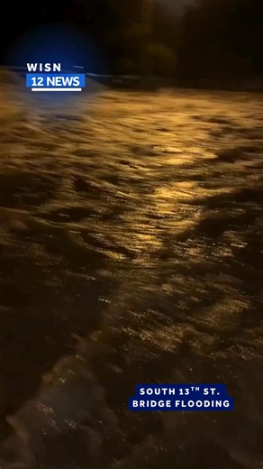 A powerful storm system brought record-breaking rainfall to southeastern Wisconsin. This video shows overnight flooding on South 13th St. in Milwaukee.https://tinyurl.com/yc7u33bw 📸Joshua Wojczak | WISN 12 NEWS