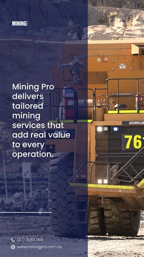 Our team delivers mining services built around each site’s needs; helping operations run smoother, perform better, and achieve stronger results. Learn more about our capabilities: miningpro.com.au/services #miningpro #yourminingpartner #coalmining | Mining Pro