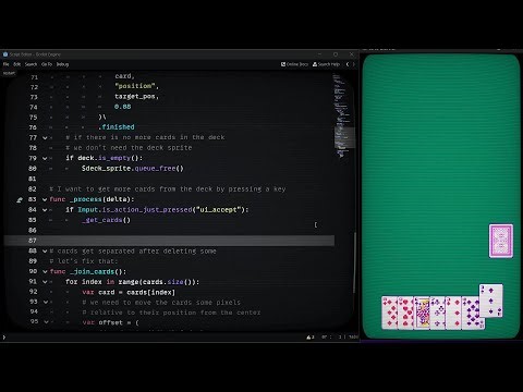 Coding a Card Game in Godot