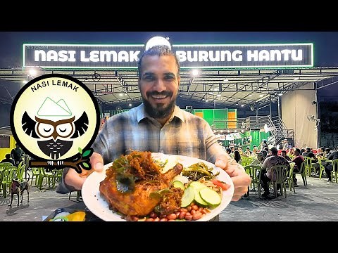 Nasi Lemak BURUNG HANTU TTDI | Basmati Coconut Rice | Delicious FRIED CHICKEN | Honest Foodie Review