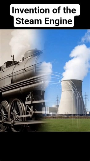 Invention of the Steam Engine. #ytshort . #historycal .