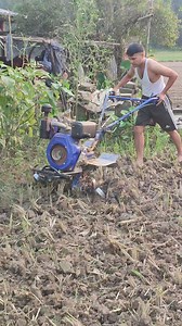 Boy farmer driving mini tractor 🚜 | Agriculture activities