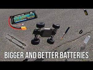 Bigger Batteries for More Power! - More 6s Rustler mods