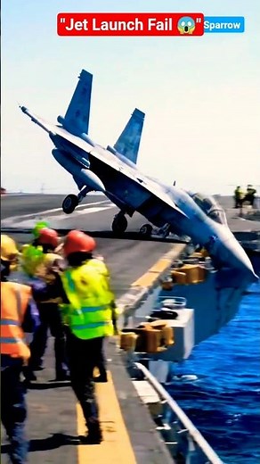 "Jet Launch Fail 😱" #militaryaircraft #flyingboat