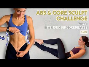 5 Min Intense Deep Core Workout | Advanced Abs at Home Workout