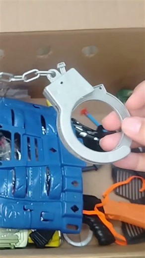 Special Forces Military Toy Gun Set Open Box, MG36 machine gun, MCX assault rifle, Colt M1911 pistol