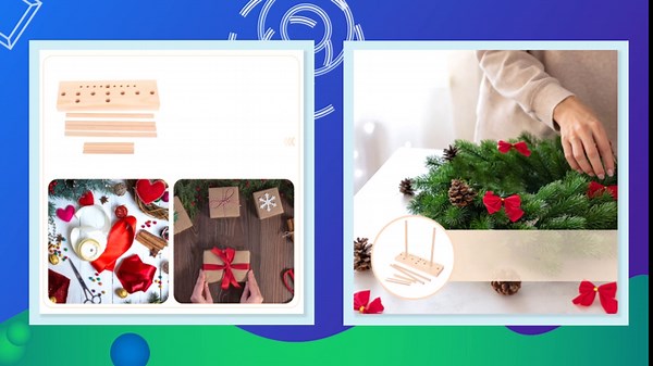 Amazon.com: Nativity Accessories Wooden Wreath Ribbon Bow Maker: Bow Making Tool for Making Bows Wrist Corsages Hair Bows Holiday Wreaths Christmas Halloween Decorations Stocking Stuffers Ebt : Home & Kitchen