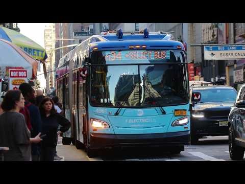 NYCT Bus: 2019 New Flyer XE60 #4961 on the M34 Select Bus Service at 34th Street and 7th Avenue