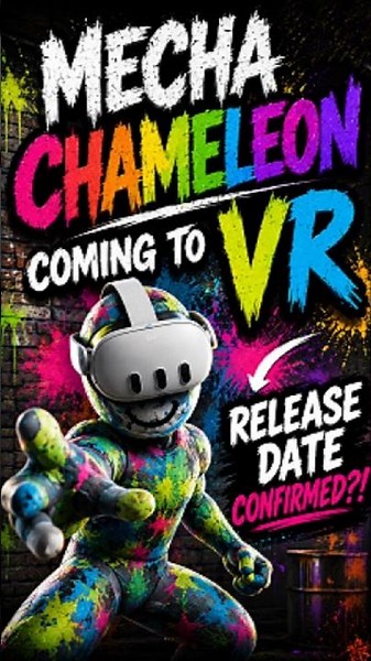 Mecha Chameleon VR has a RELEASE DATE! Hide & Paint VR
