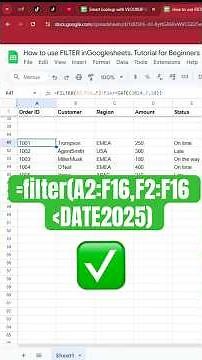 Unlock Seamless Date Filtering in Your Spreadsheets! 📅✨
