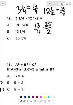 Practice fractions to pass your math union/ aptitude test (example 1) #aptitudetests #mathhelp